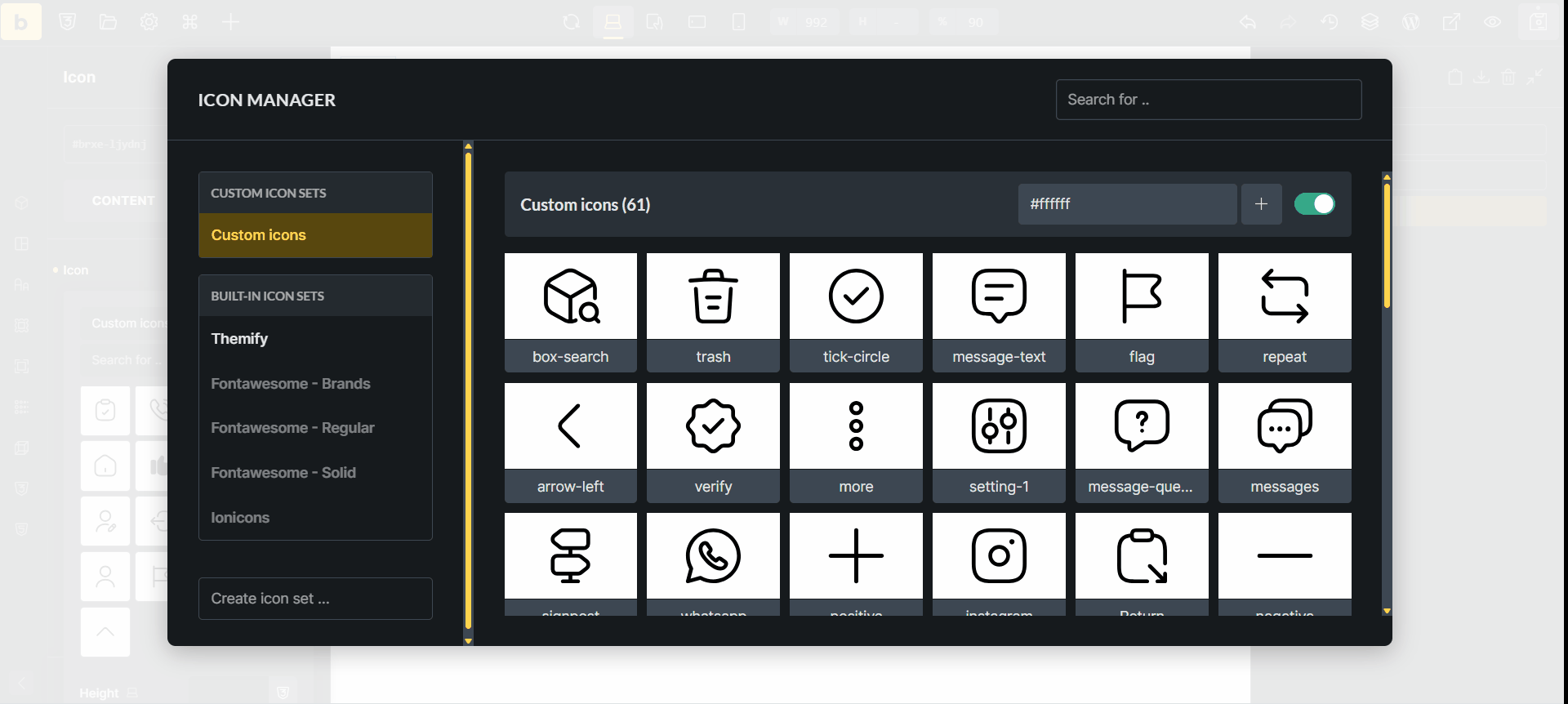 icon manager