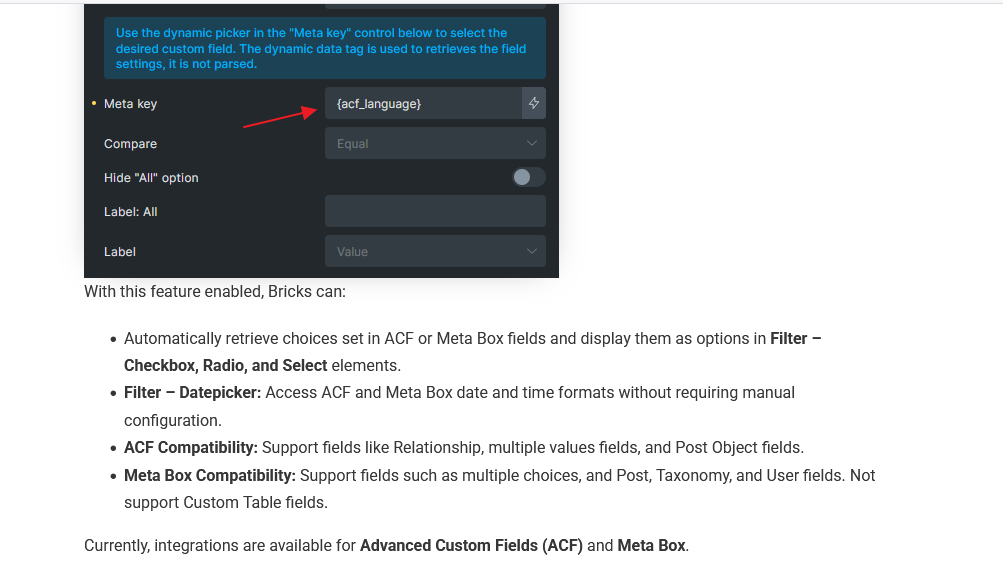 Query Filter support acf repeater - Feature Requests / Improvements ...