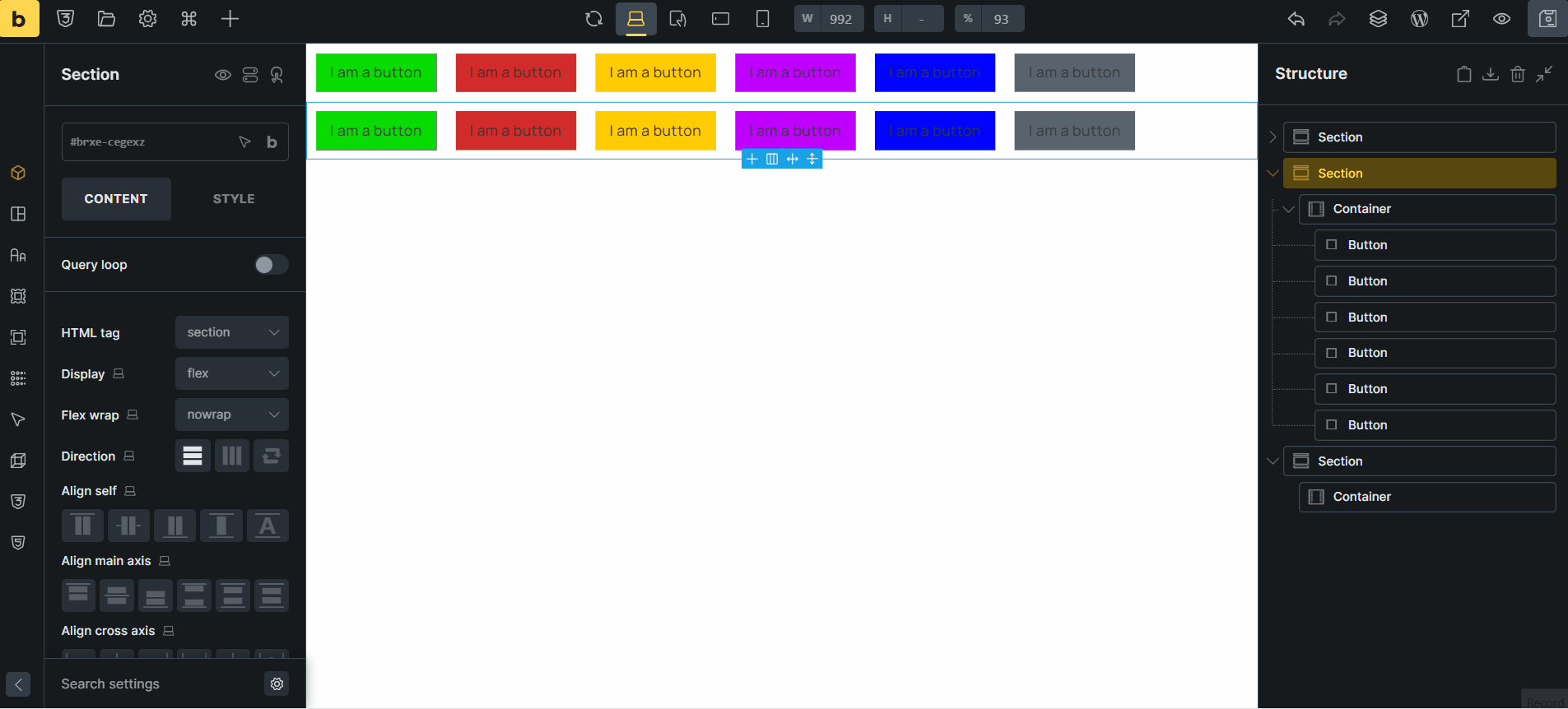Bulk select