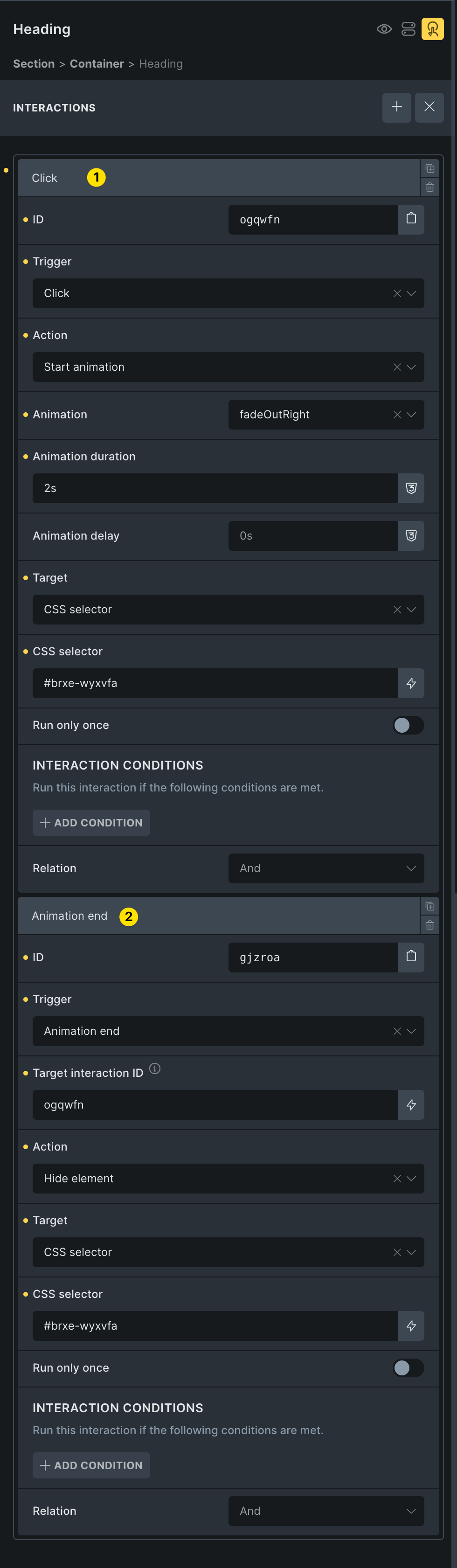 NO BUG: Interaction function - Bugs - Bricks Community Forum