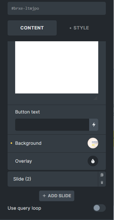 How can i add a tag on slider background image - Bricks Community Forum
