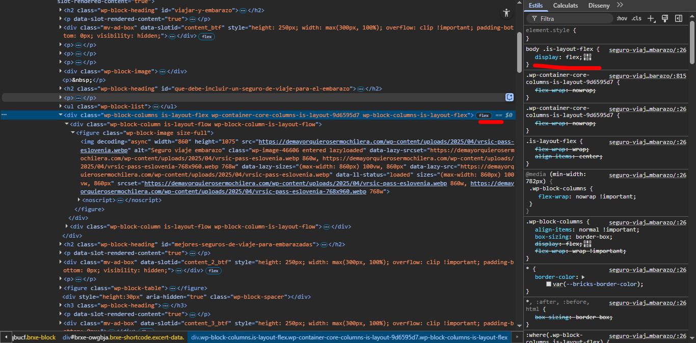 NO BUG: Is-layout-flex does not work - Bugs - Bricks Community Forum