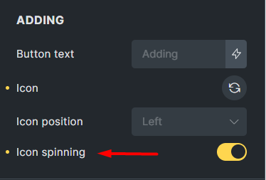 icon spinning