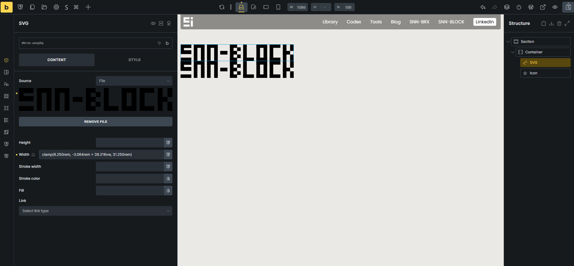 Header logo SVG make responsive - How To - Bricks Community Forum