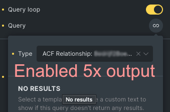 query enabled wrong