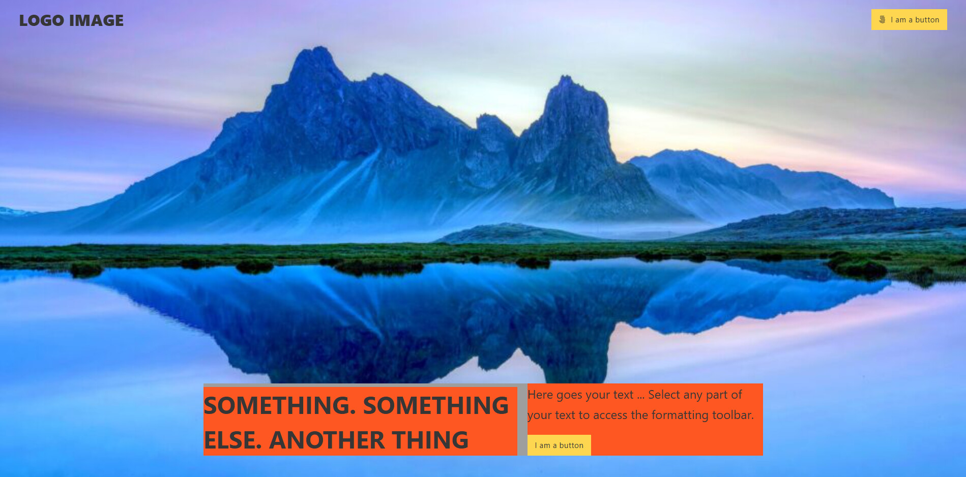 From sticky header with transparent background over the hero to ...