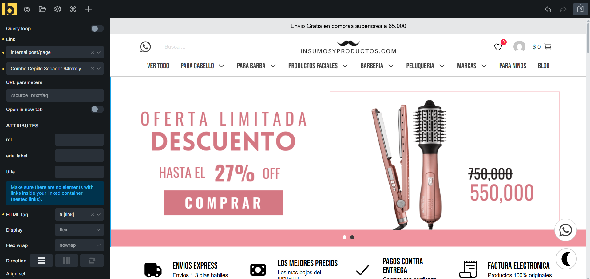 NO BUG: Builder Access & Capabilities Component properties doesnt show ...