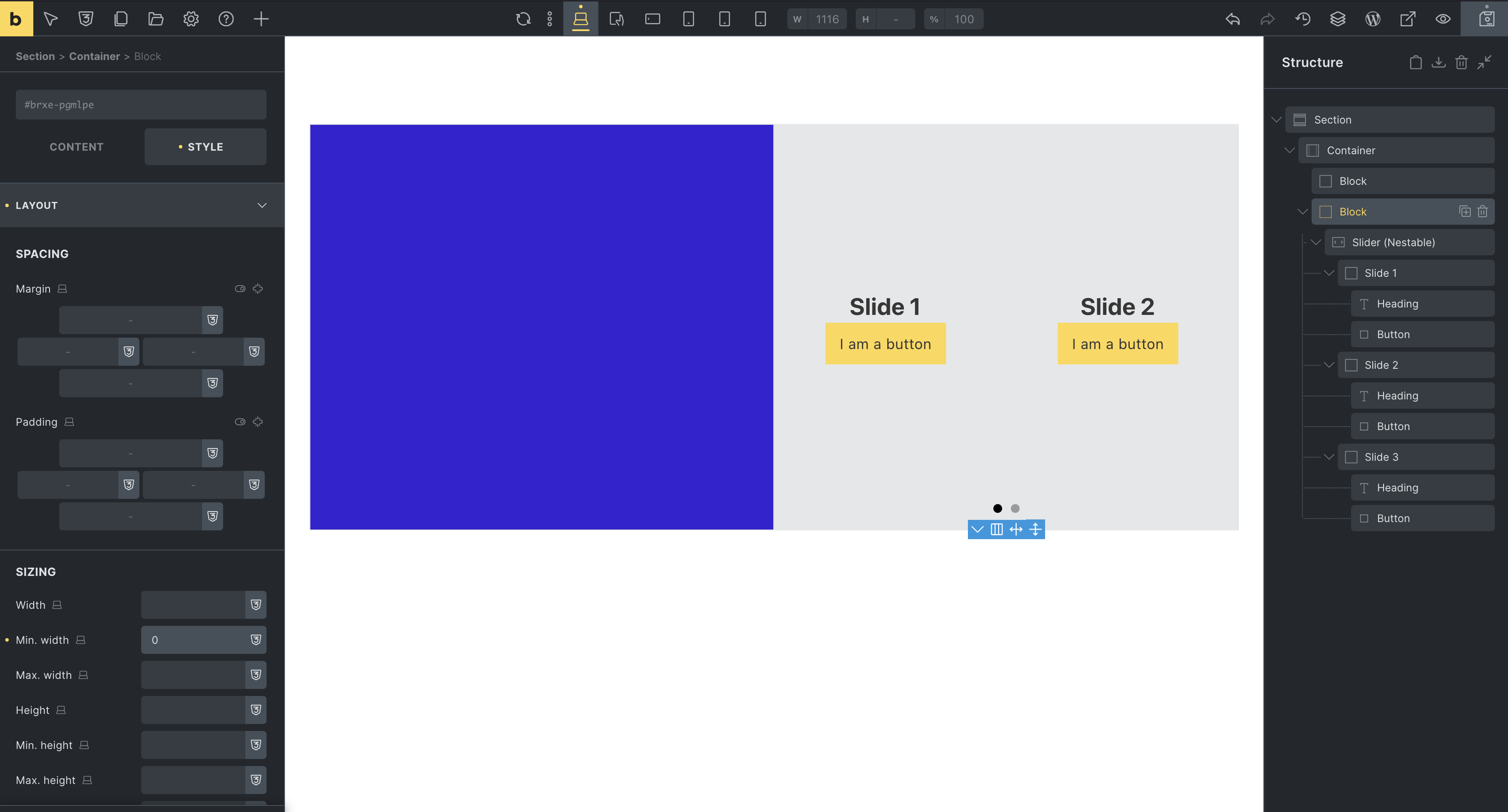 WAIT: Slider Overflow Issue Inside Grid Parent - Bugs - Bricks ...