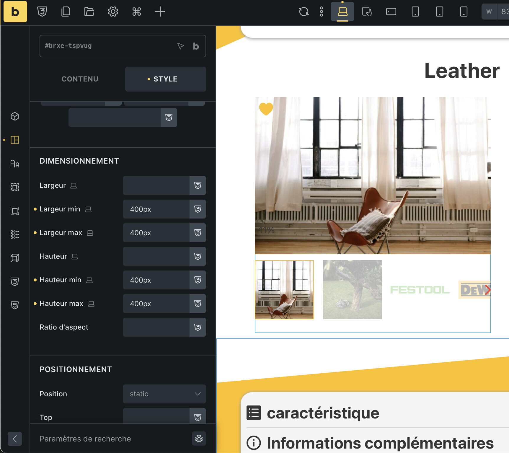 Product gallery image with a fixed size - How To - Bricks Community Forum