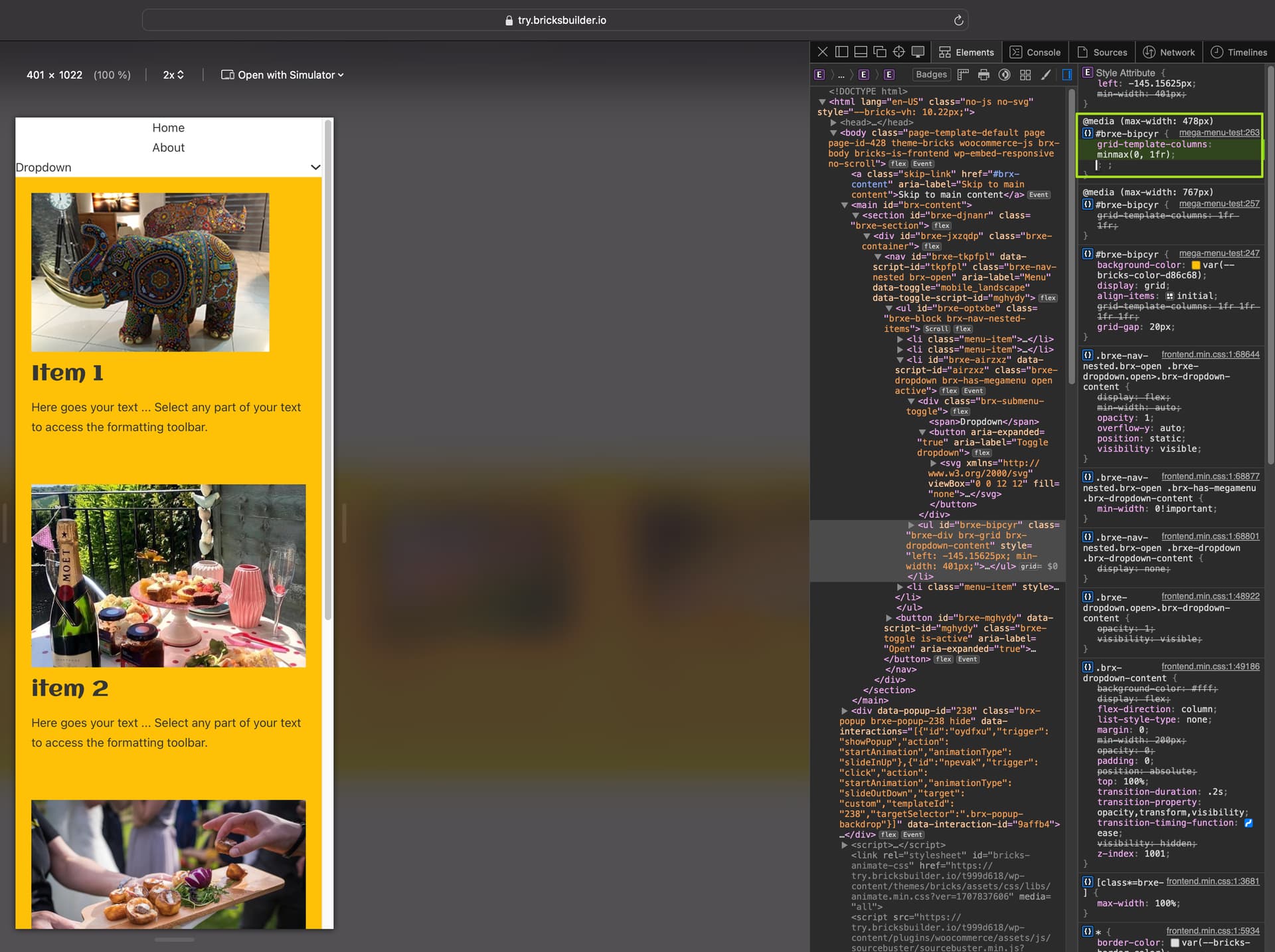 Mega Menu not working well on mobile How To Bricks Community Forum