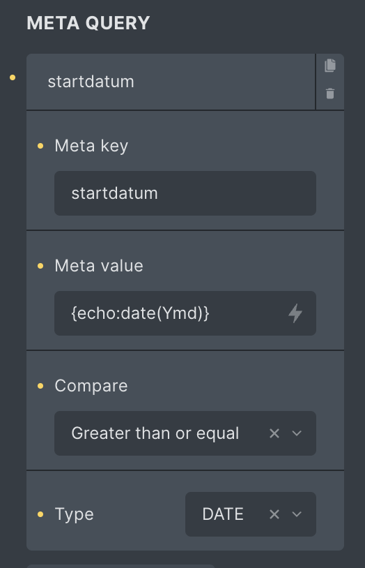 NO BUG: Excluding past dates in query loop stopped working - Bugs ...