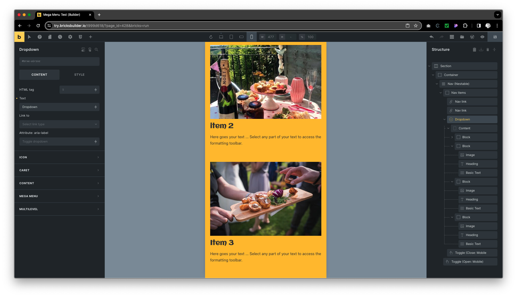 Mega Menu not working well on mobile How To Bricks Community Forum