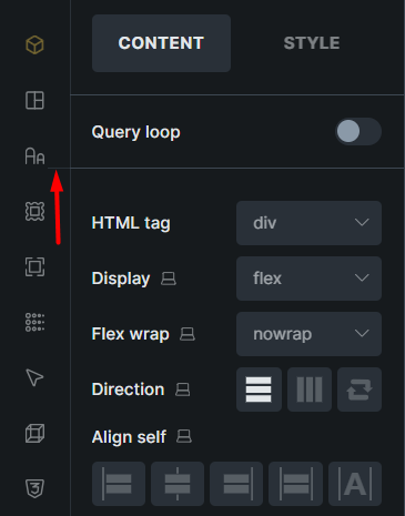 toolbar