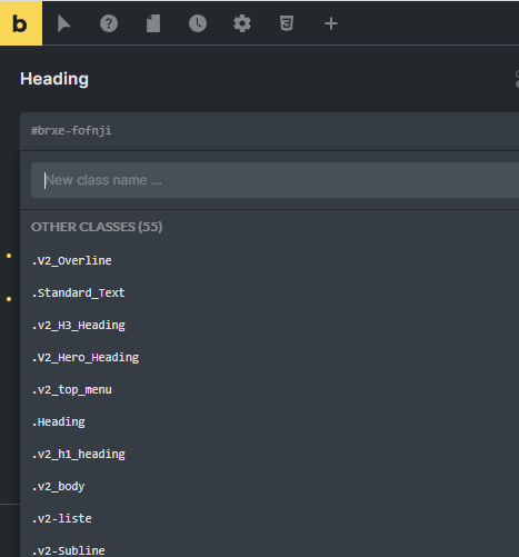 No class assigning from Global Class Manager categories? - How To ...