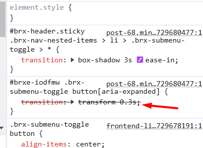 css code