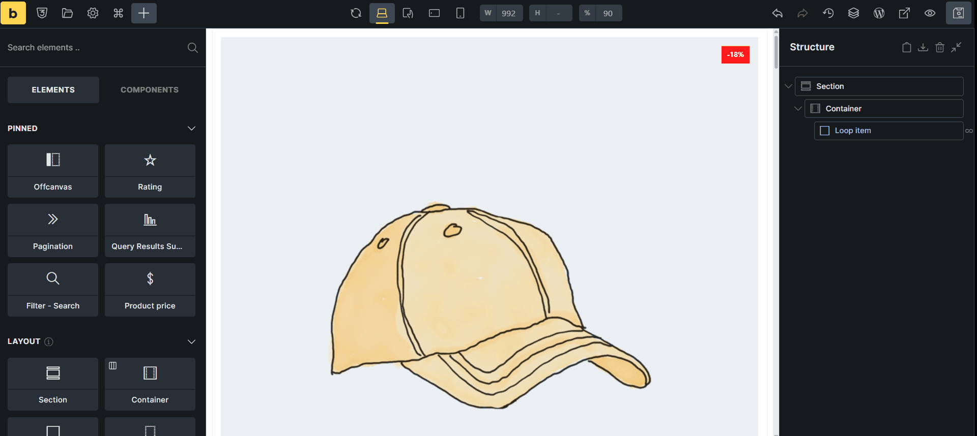 Visual grid builder issue
