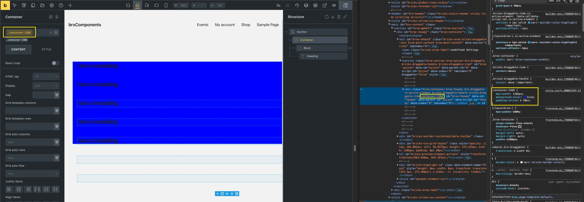 Add custom CSS to Bricks Builder or to style.css file in the Bricks ...